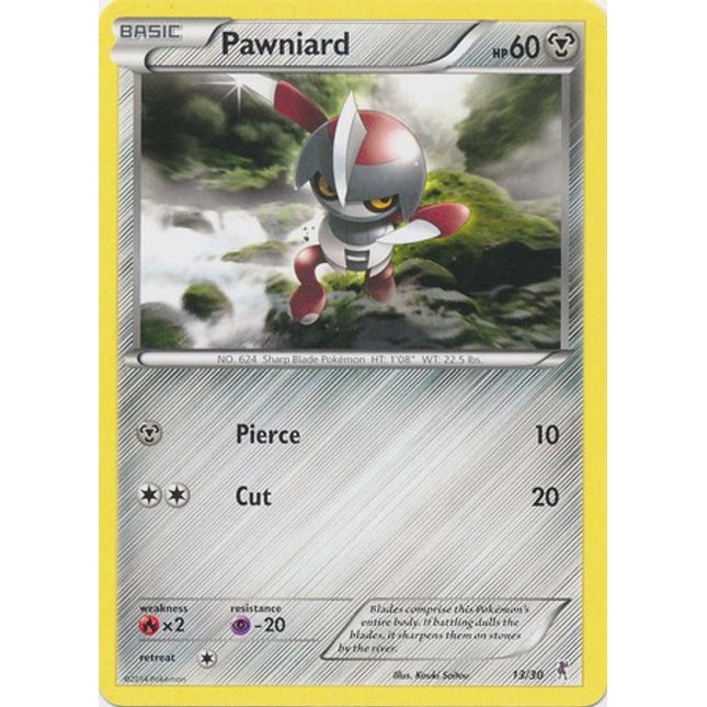 Pawniard (13/30) [XY: Trainer Kit 1 - Bisharp]