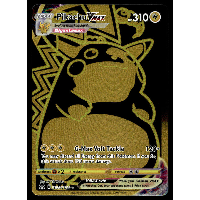 Pikachu Vmax - TG29/TG30 - NM - Secret Rare - Lost Origin - Pokemon - A7-15