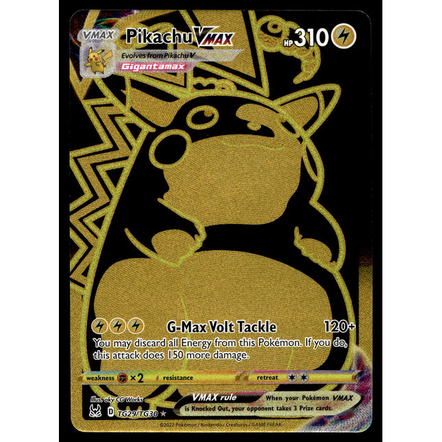 Pikachu Vmax - TG29/TG30 - NM - Secret Rare - Lost Origin - Pokemon - A7-23