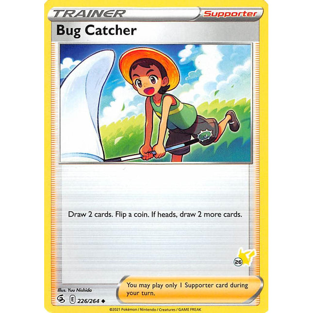 Bug Catcher (226/264) (Pikachu Stamp #26) [Battle Academy 2022]