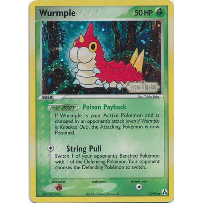 Wurmple (70/92) (Stamped) [EX: Legend Maker]