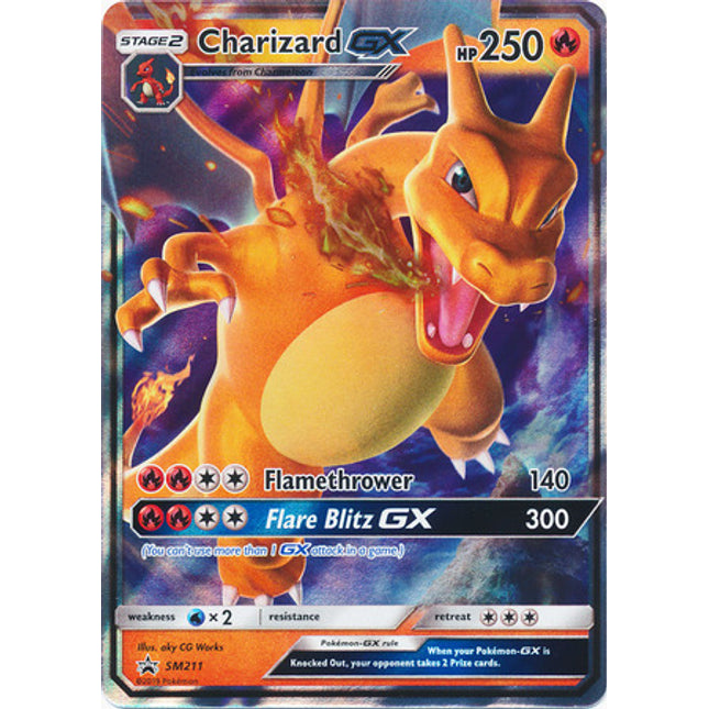 Charizard GX (SM211) (Jumbo Card) [Sun & Moon: Black Star Promos]