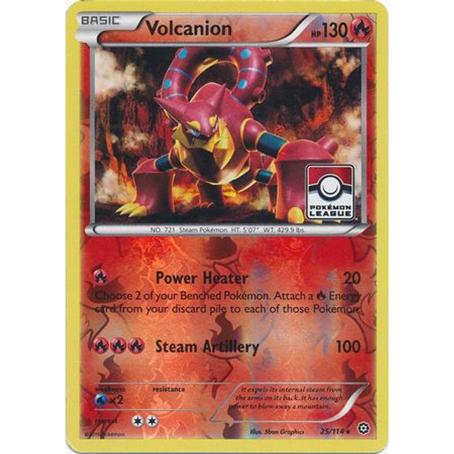 Volcanion (25/114) (League Promo) [XY: Steam Siege]
