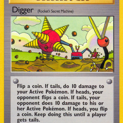 Digger (75/82) [Team Rocket 1st Edition]