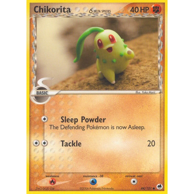 Chikorit (44/101) (Delta Species) [EX: Dragon Frontiers]