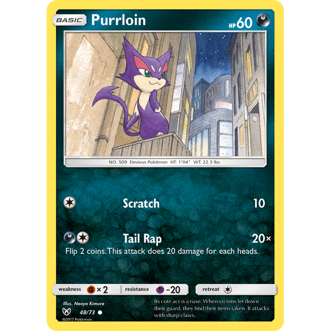 Purrloin (48/73) [Sun & Moon: Shining Legends]