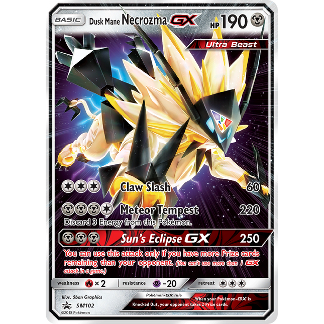 Dusk Mane Necrozma-GX [SM Black Star Promos]