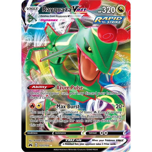 Rayquaza VMAX (101/159) (101) [Sword & Shield: Crown Zenith]
