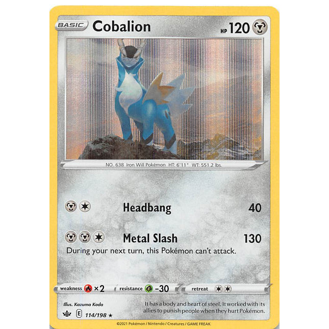 Cobalion (114/198) [Sword & Shield: Chilling Reign]