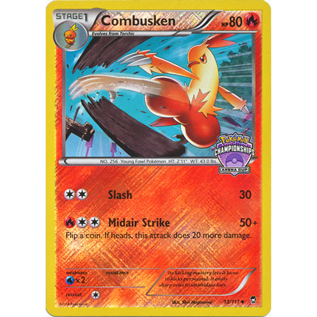 Combusken (13/111) (States Championship Promo) [XY: Furious Fists]