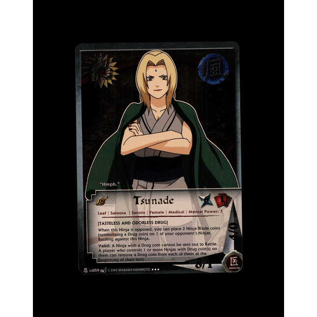 Tsunade - us059 - NM - 1st Edition - Foil - Naruto CCG - D4-332