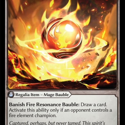 Fire Resonance Bauble - DOA Alter EN-036 - x1 - Uncommon - Near Mint - Non-Foil - Grand Archive TCG