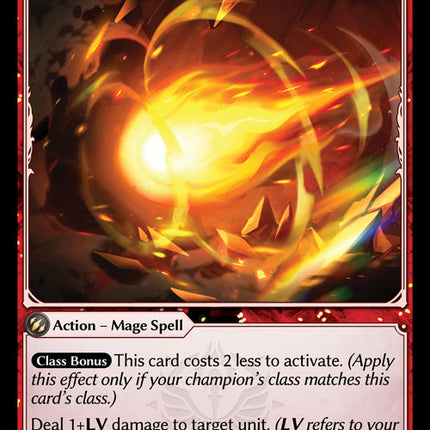 Fireball - DOA 1st EN-134 - Common - Near Mint - Foil - Grand Archive TCG
