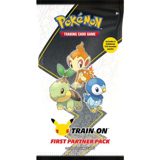 First Partner Pack Sinnoh - 3x Jumbo Cards & 2 Packs - Pokemon - Sealed - New