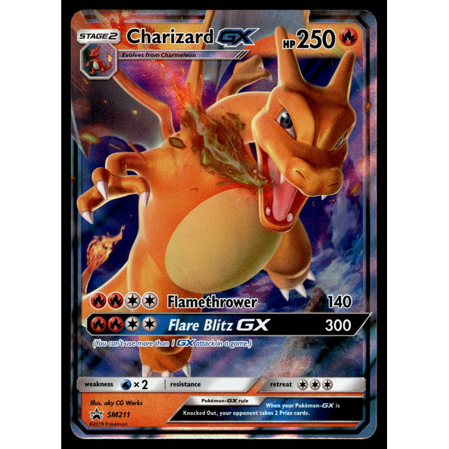 Charizard GX - SM211 - NM - Ultra Rare - Promo - Pokemon - A9-90