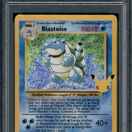 Blastoise - 2/102 - PSA 10 - Holo - Celebrations - Pokemon - 61975