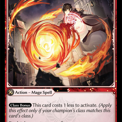 Focused Flames - DOA Alter EN-138 - x1 - Uncommon - Near Mint - Non-Foil - Grand Archive TCG