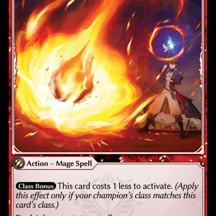 Focused Flames - DOA 1st EN-138 - Uncommon - Near Mint - Foil - Grand Archive TCG