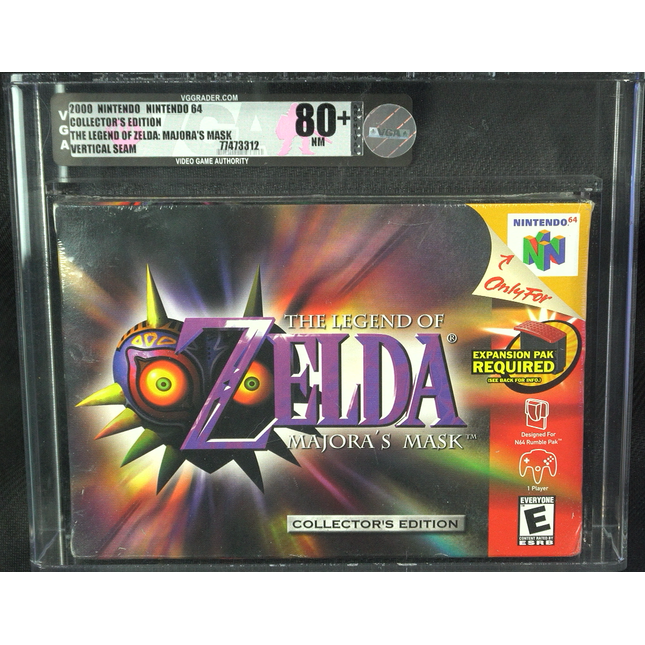 Legend of Zelda Majora's Mask - N64 - VGA 80+ - Nintendo - Brand New Sealed