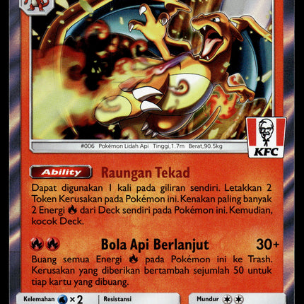 Charizard - 181/SM-P - PSA NM - Indonesian - KFC - Promo - Pokemon - A1-37