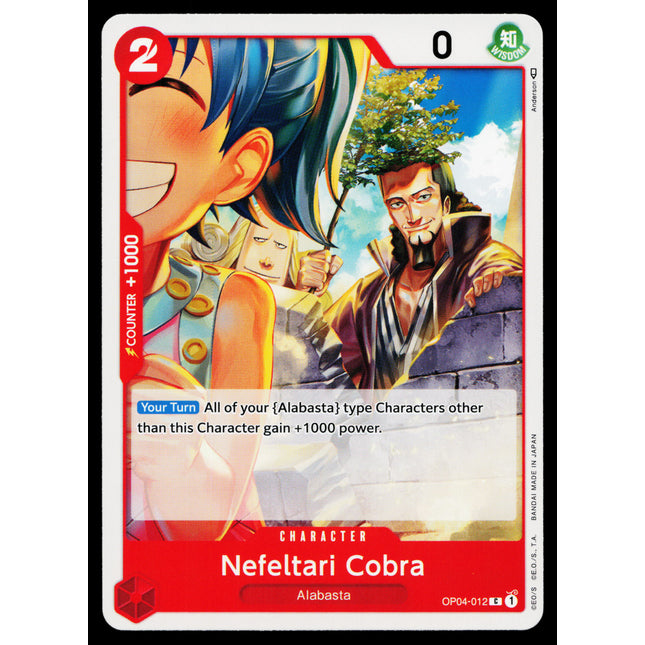 Nefeltari Cobra - OP04-012 - NM - Common - English OP04 - One Piece TCG