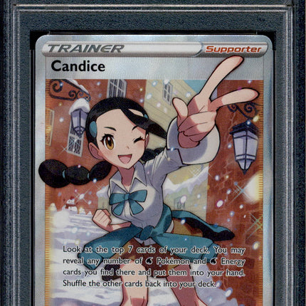 Candice - 189/195 - PSA 7 - Full Art - Silver Tempest - Pokemon - 73355