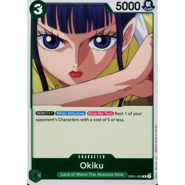 Okiku - OP01-035 - Rare - English - One Piece TCG OP-01