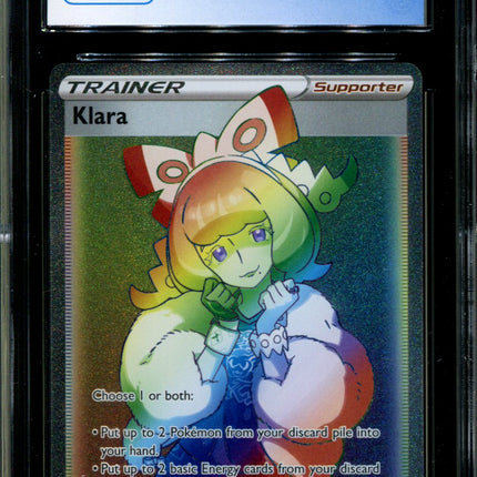 Klara - 217/198 - CGC 10 - Chilling Reign - Hyper Rare - Pokemon - 91243
