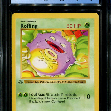 Koffing - 51/102 - CGC 8 - 1st Edition - Base Set - Pokemon - 38128