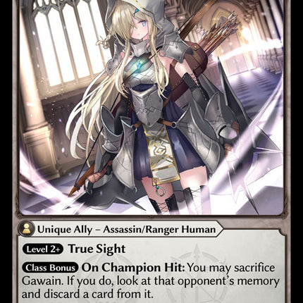 Gawain, Chivalrous Thief - FTC EN-034 - x1 - SR - NM - Non-Foil - Grand Archive TCG