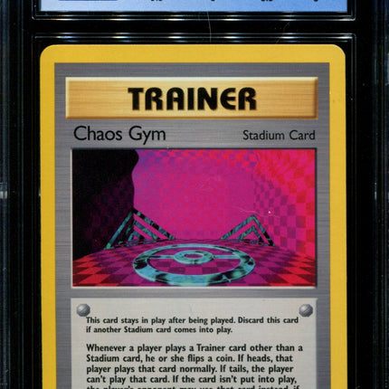 Chaos Gym - 102/132 - CGC 8 - 1st Edition - Gym Challenge - Pokemon - 37266