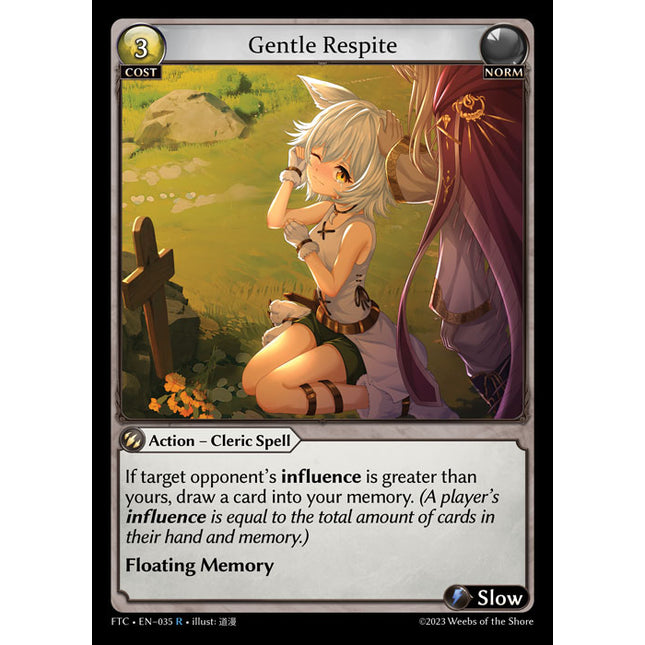 Gentle Respite - FTC EN-035 - x1 - R - NM - Foil - Grand Archive TCG