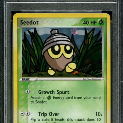 Seedot - 71/101 - PSA 9 - Reverse Holo - Hidden Legends - Pokemon - 80860