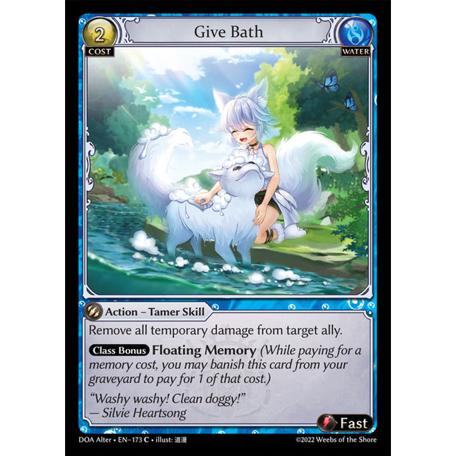Give Bath - DOA Alter EN-173 - x4 - Common - Near Mint - Non-Foil - Grand Archive TCG