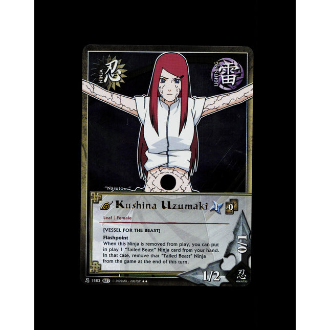 Kushina Uzumaki - 1583 - NM - Foil - S27 - Naruto CCG - E1-149