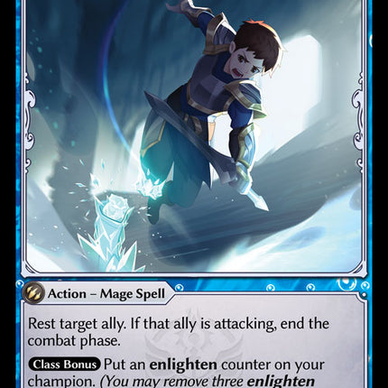Glacial Guidance - DOA 1st EN-174 - Common - Near Mint - Foil - Grand Archive TCG