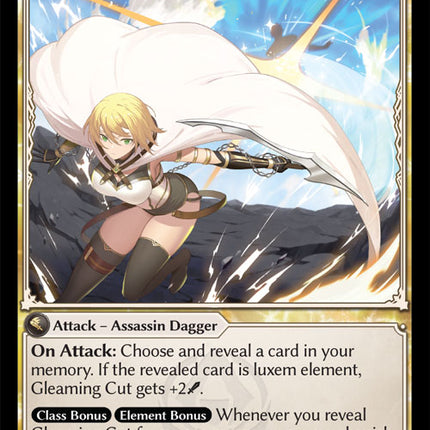 Gleaming Cut - DOA Alter EN-260 - x1 - Uncommon - Near Mint - Non-Foil - Grand Archive TCG