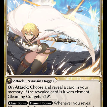 Gleaming Cut - DOA 1st EN-260 - Uncommon - Near Mint - Non-Foil - Grand Archive TCG