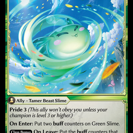 Green Slime - FTC EN-075 - x1 - UC - NM - Foil - Grand Archive TCG