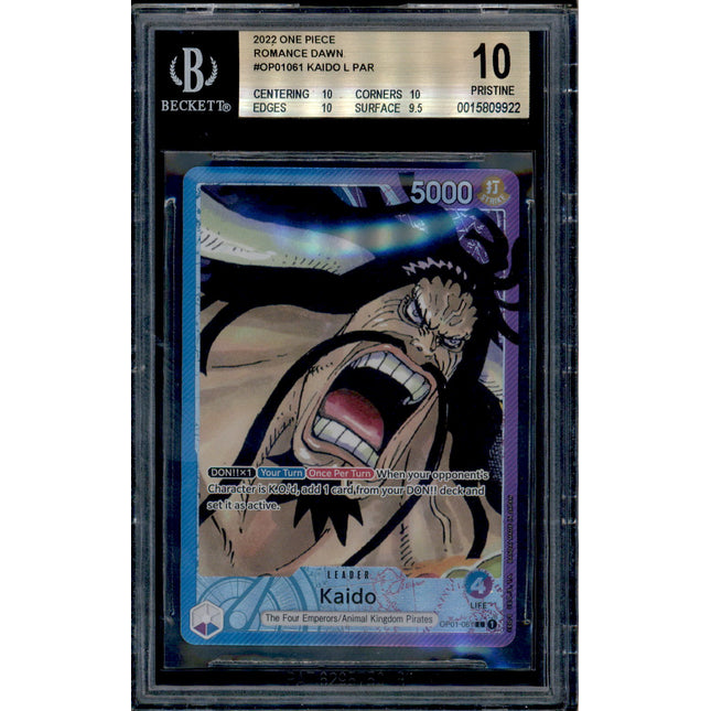 Kaido - OP01-061 - BGS 10 - Alt Art - Romance Dawn - One Piece - 09922