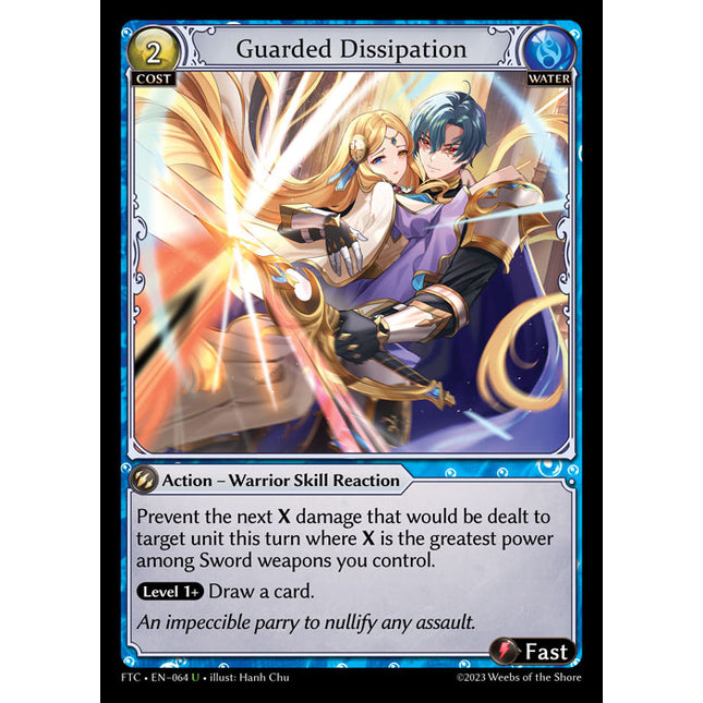 Guarded Dissipation - FTC EN-064 - x4 - UC - NM - Non-Foil - Grand Archive TCG