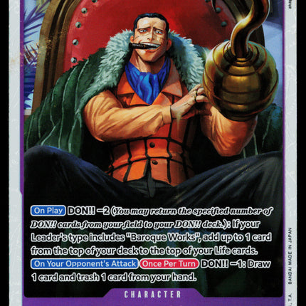 Crocodile - OP04-060 - NM - Super Rare - English OP04 - One Piece TCG