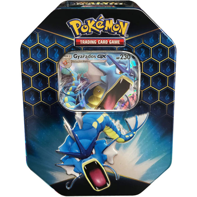 Gyarados GX - Hidden Fates Tin - 4 Packs + Promo - Sealed - New