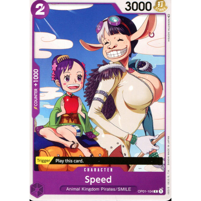 Speed - OP01-104 - Common - English - One Piece TCG OP-01