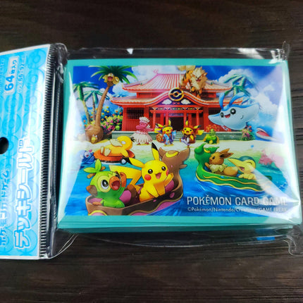 Pikachu Boating to the Temple - Set of 64 Sleeves - Japanese - Pokemon Center