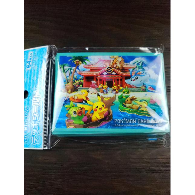 Pikachu Boating to the Temple - Set of 64 Sleeves - Japanese - Pokemon Center