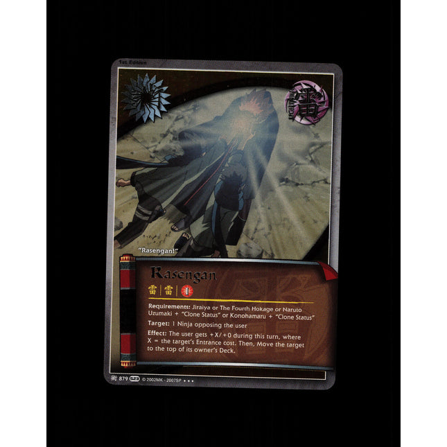 Rasengan - 879 - NM - 1st Edition Foil - S23 - Naruto CCG - D4-34