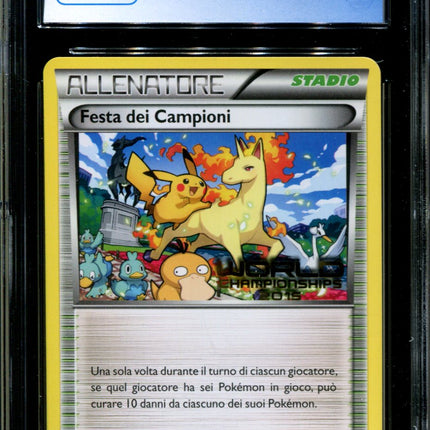 Champions Festival - XY91 - CGC 8.5 - Black Star Promos - Italian - World C. - Pokemon - 94065