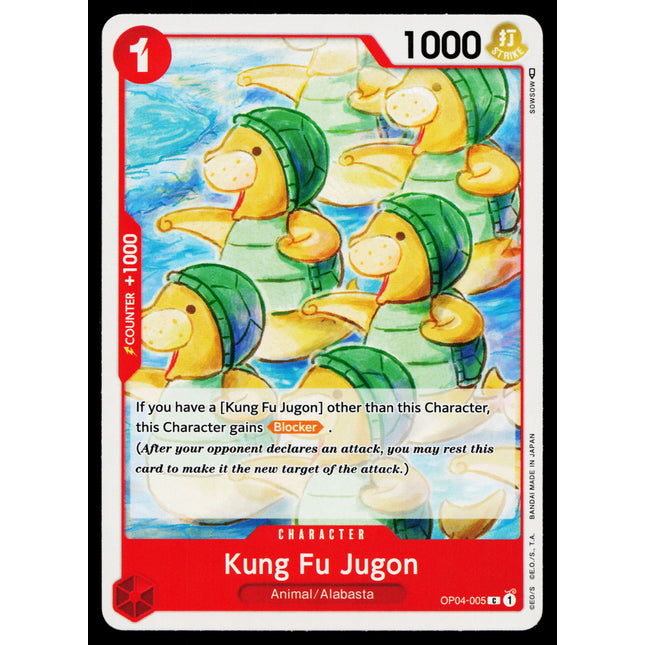Kung Fu Jugon - OP04-005 - NM - Common - English OP04 - One Piece TCG