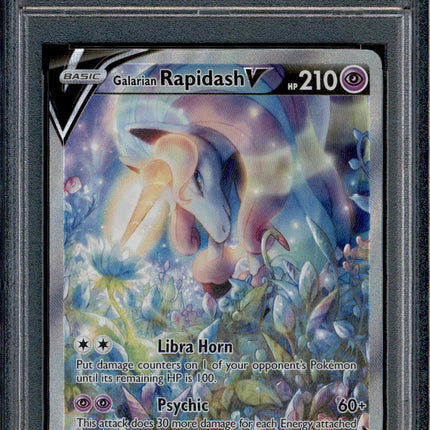 Galarian Rapidash V - 168/198 - PSA 10 - Alt Art - Chilling Reign - Pokemon - 30125